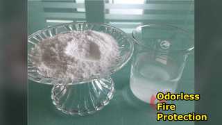 APLICACIÓN Inodora Retardante de Fuego de Papel